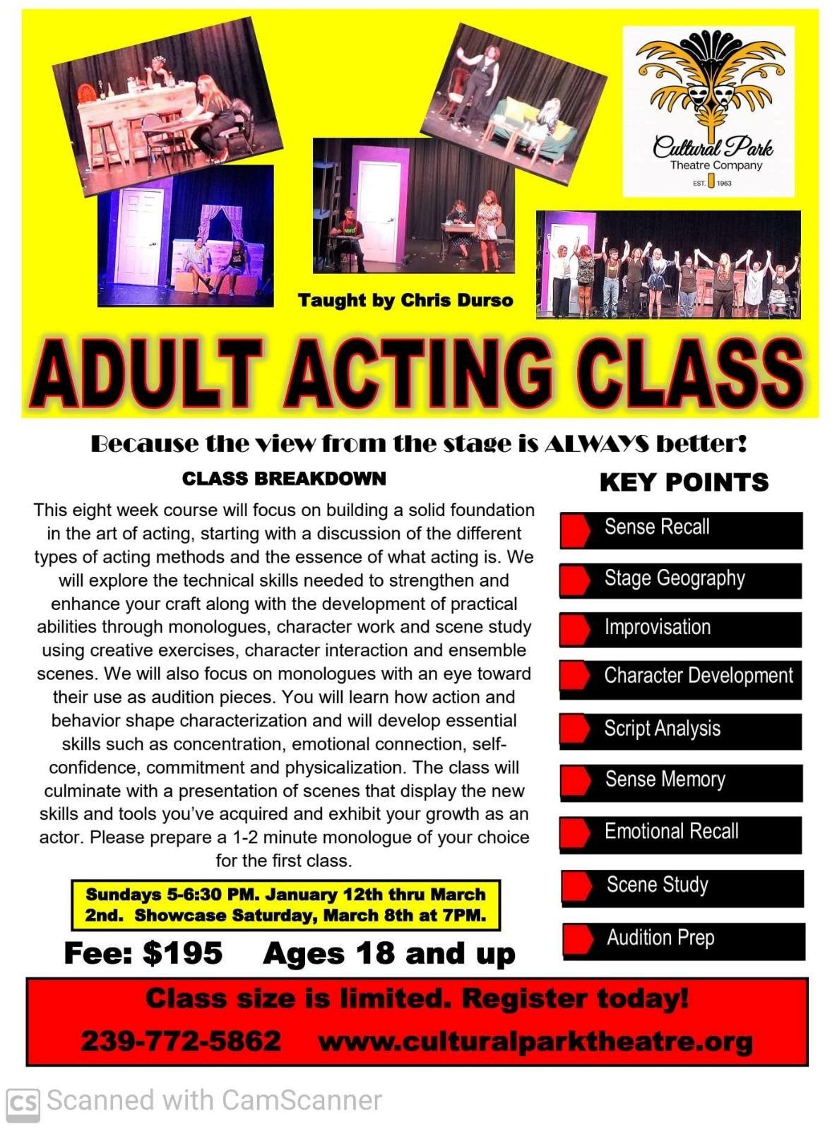 Adult Acting Class