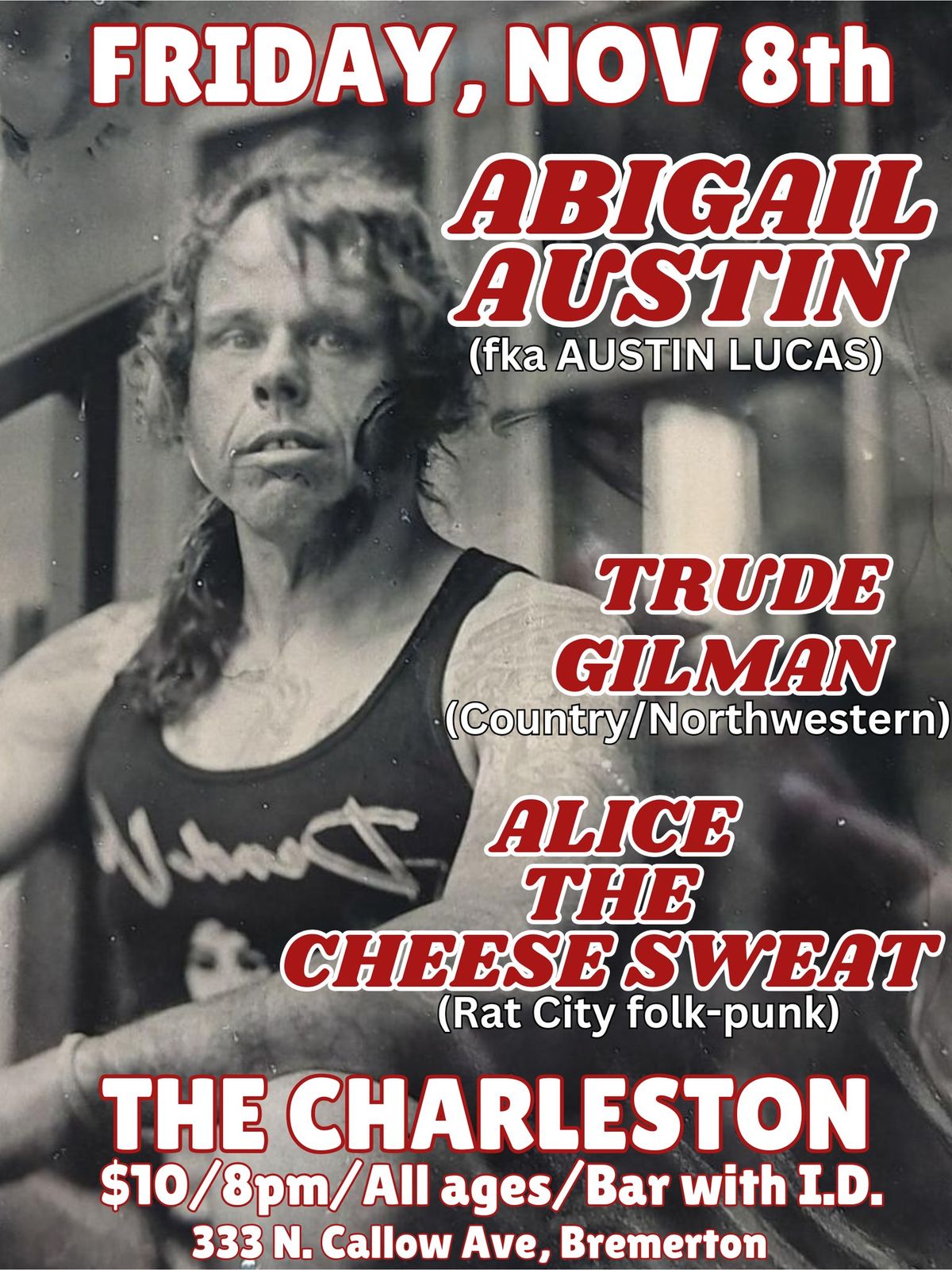 ABIGAIL AUSTIN \/\/ TRUDE GILMAN \/\/ ALICE THE CHEESE SWEAT