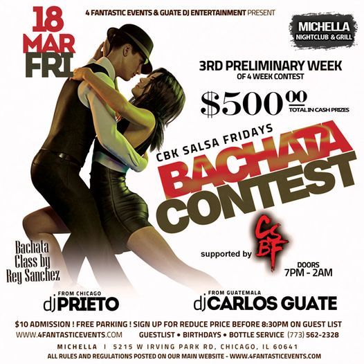 CBK Salsa Friday - Bachata Contest (3rd Week)