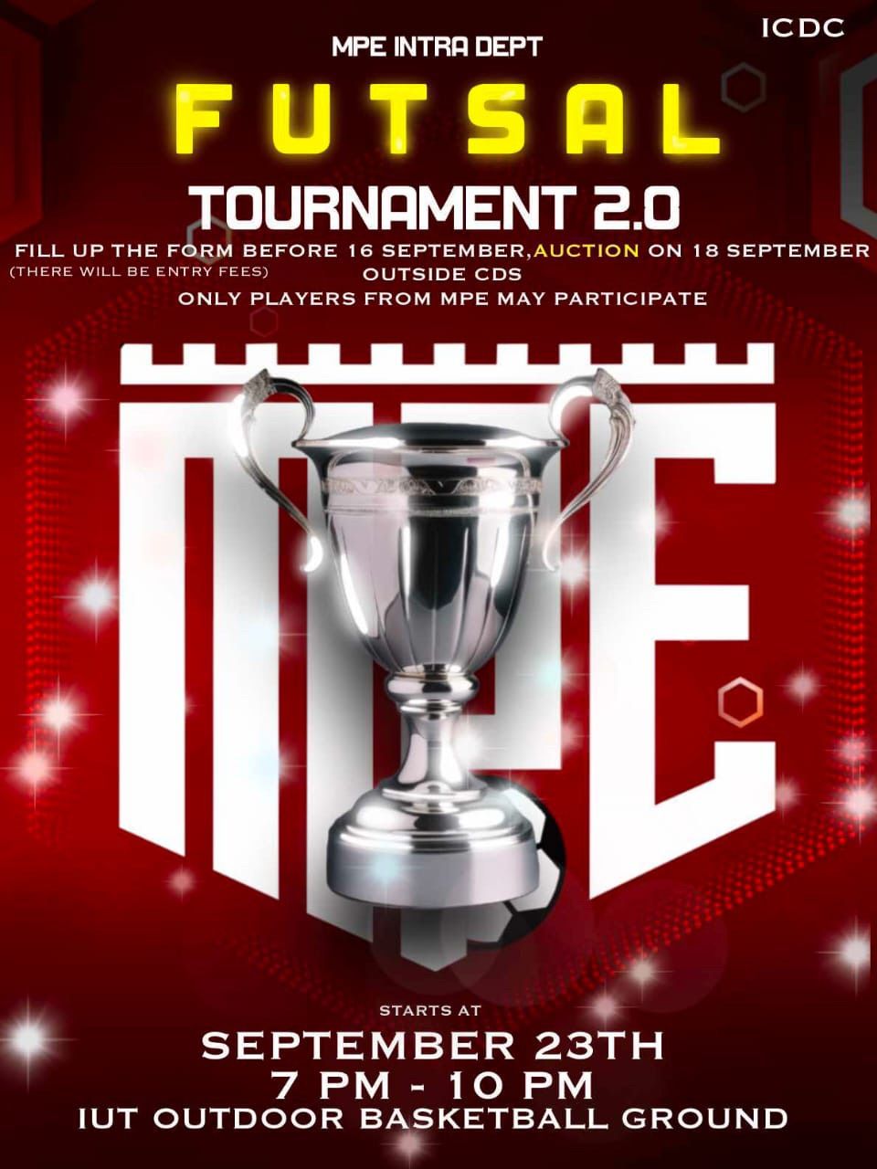 IUT MPE Intra Deparment Futsal Tournament 2.0