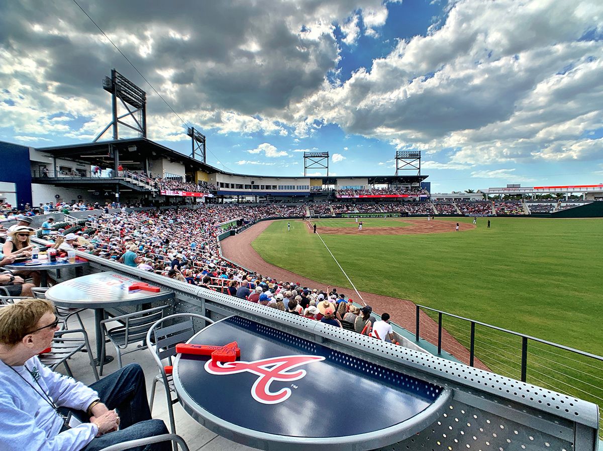 Spring Training - Minnesota Twins at Atlanta Braves at Cool Today Park