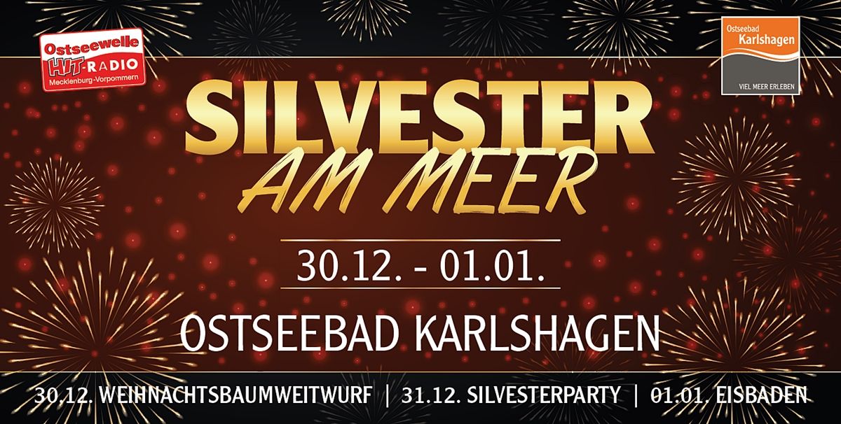 Silvester am Meer