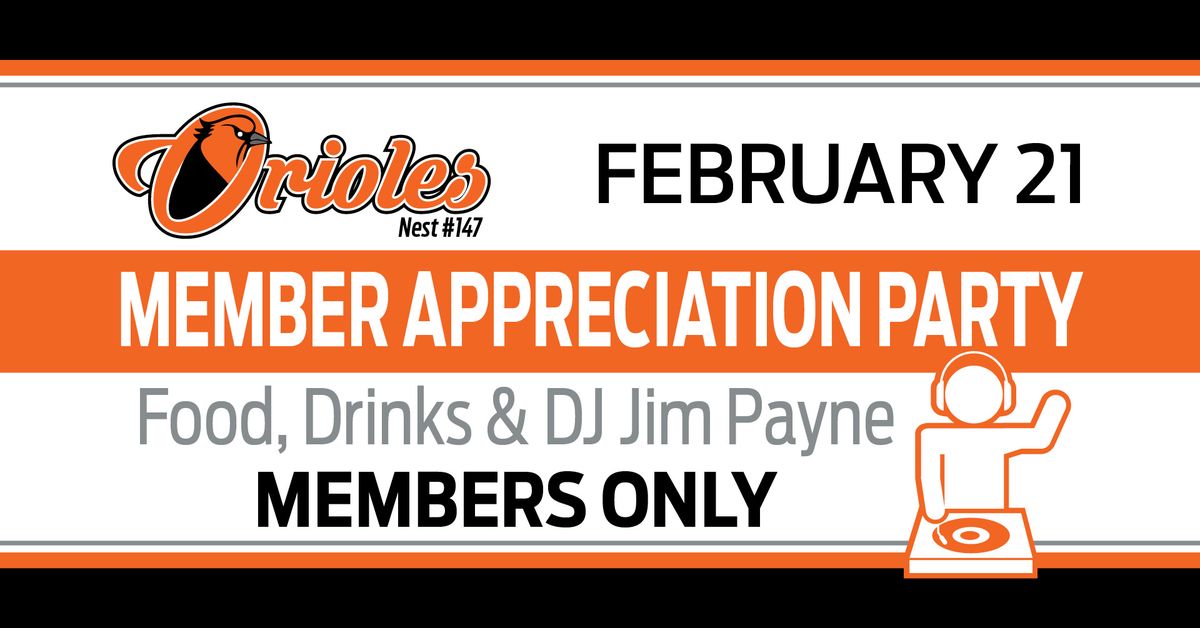 Member Appreciation Party