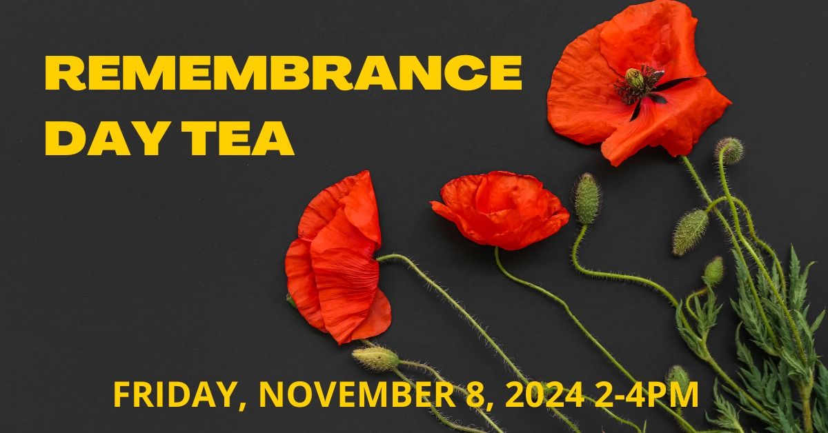 Remembrance Day Tea