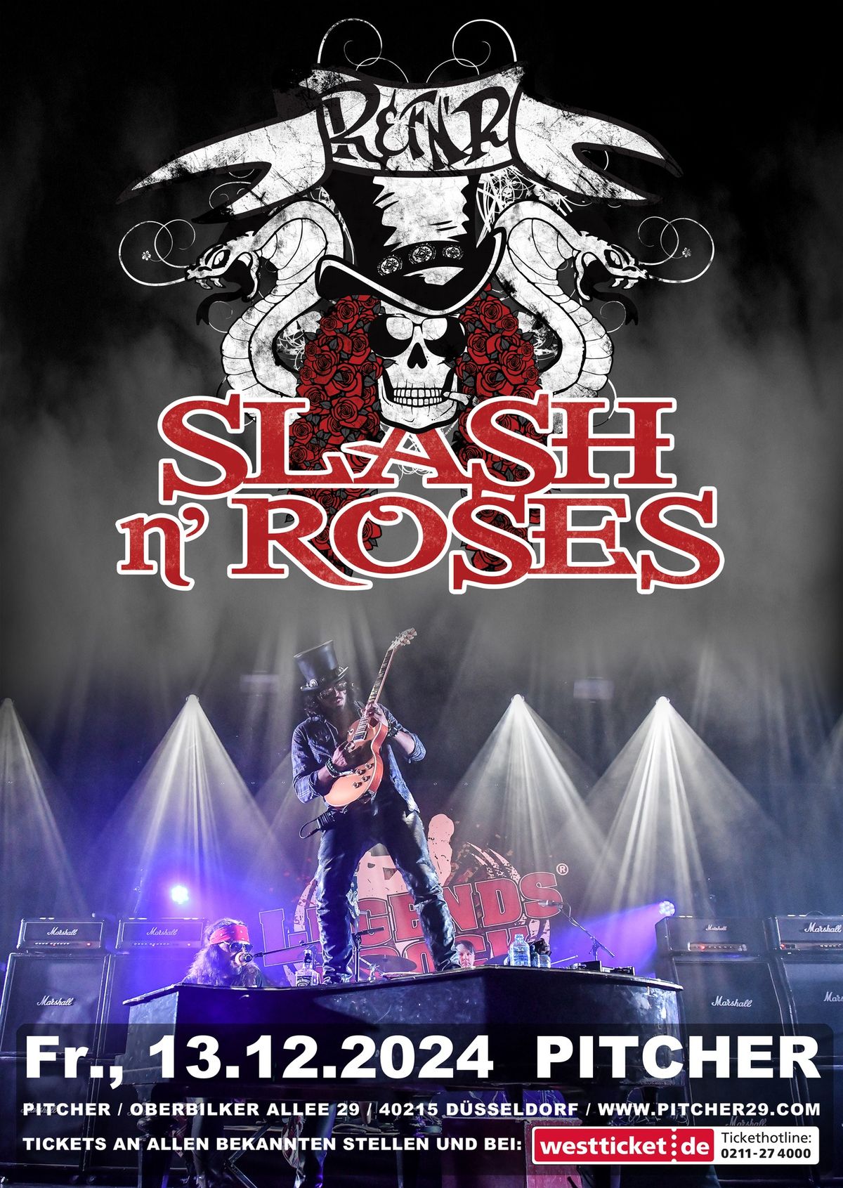 SLASH N\u00b4 ROSES play GUNS N\u00b4 ROSES