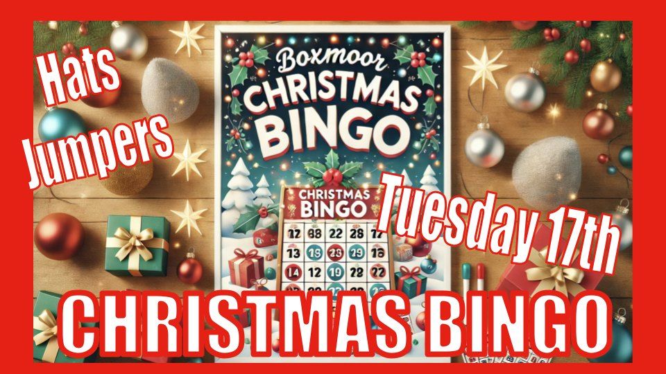 Club Christmas Bingo Night !!