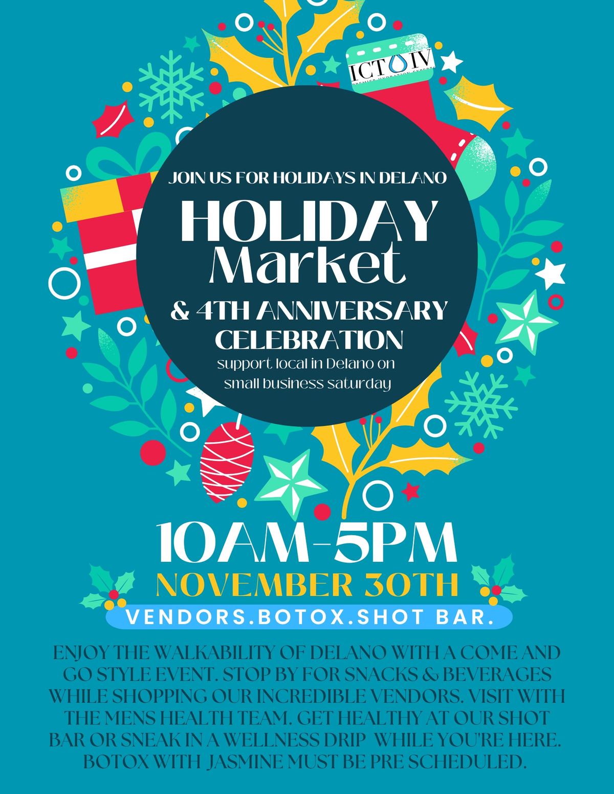 Delano Holiday Market & 4th Anniversary Celebration