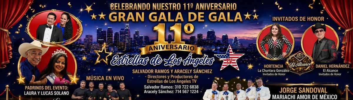 11 ANIVERSARIO DE ESTRELLAS DE LOS ANGELES TV