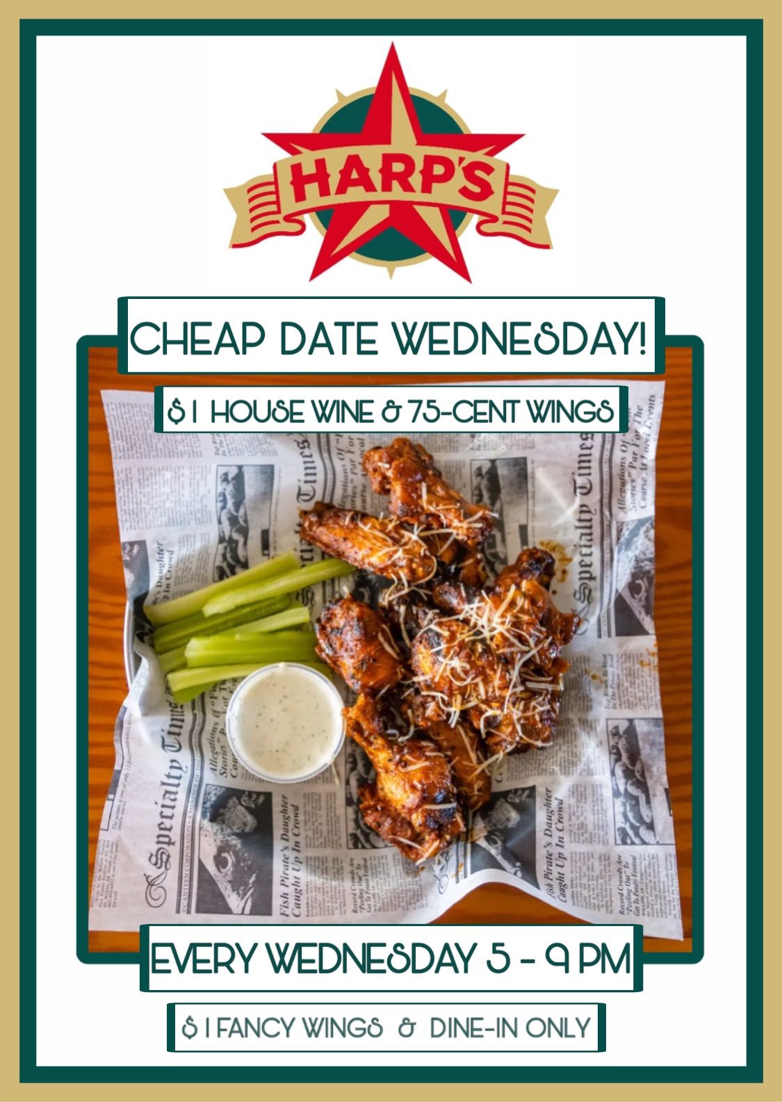 Cheap Date Wednesday!