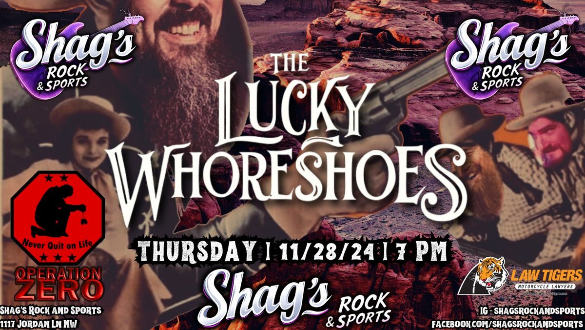 OPZERO Bike Night w\/The Lucky Whoreshoes LIVE@Shag's