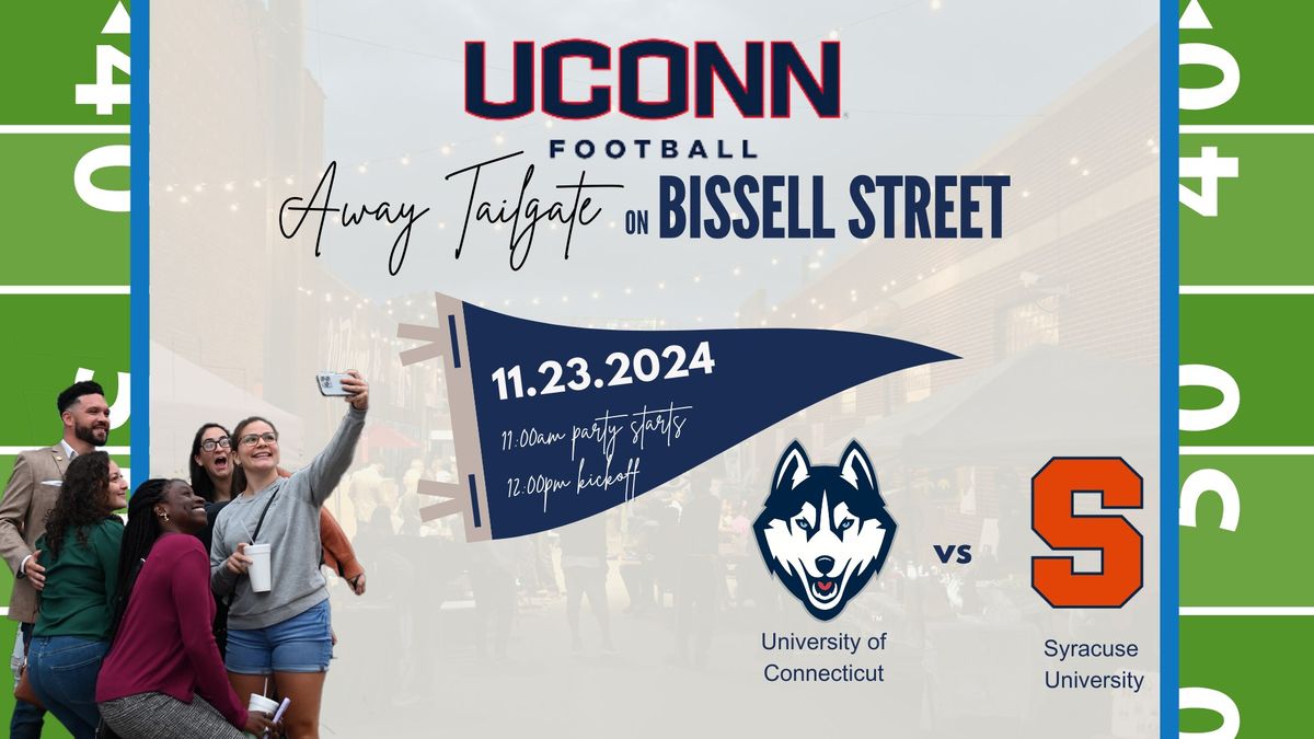 UConn Away Tailgate on Bissell Street \ud83c\udfc8