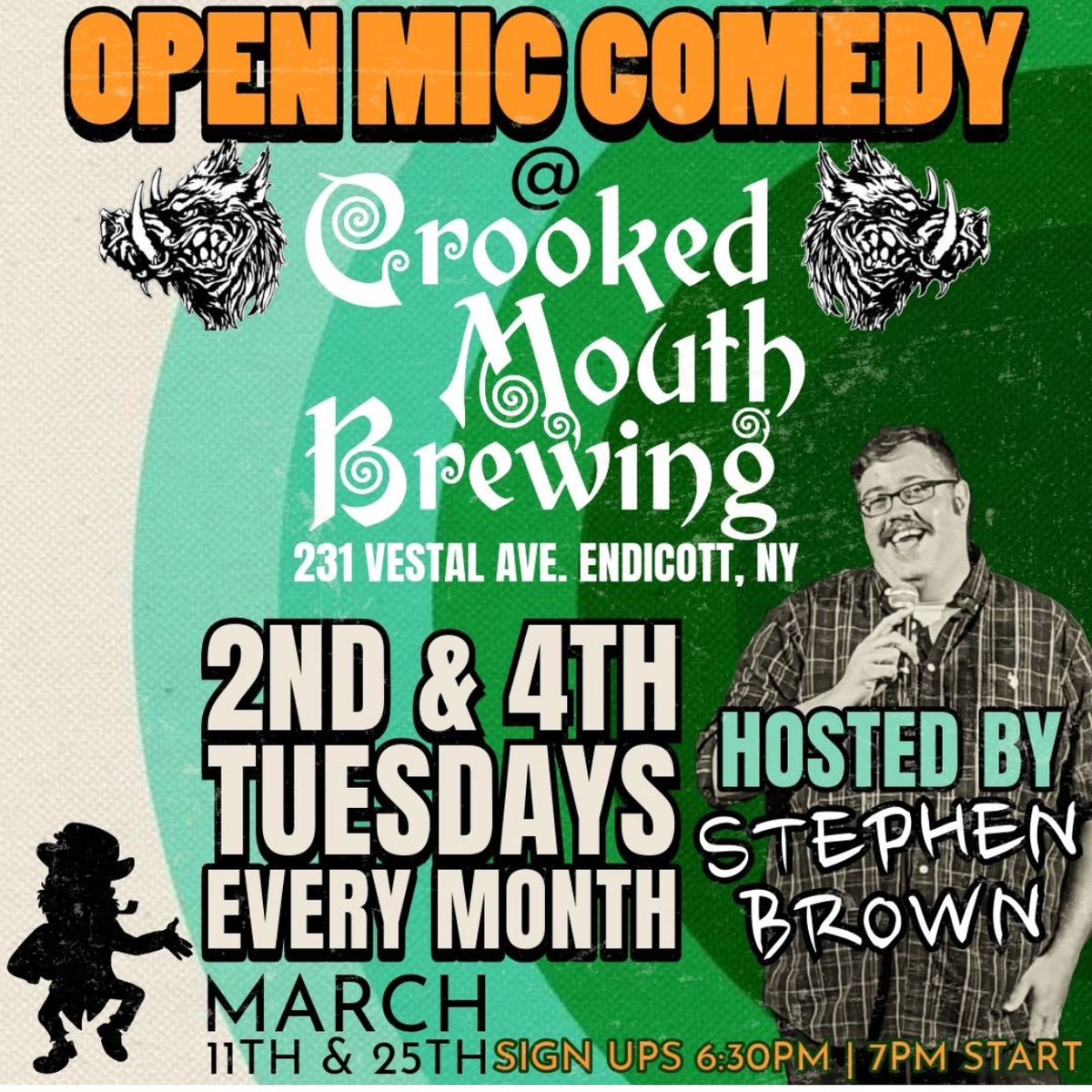 Crooked Mouth Comedy open mic