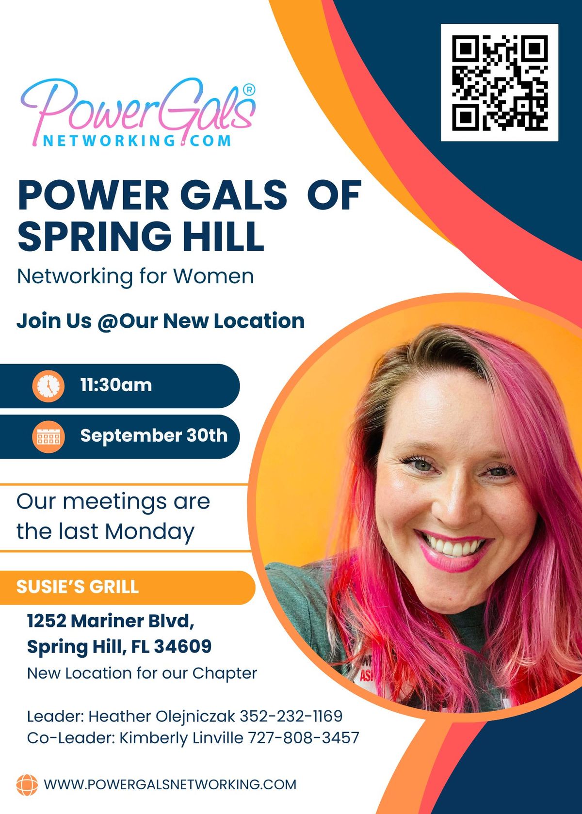 Women's Networking * PowerGals Spring Hill *NEW LOCATION* 