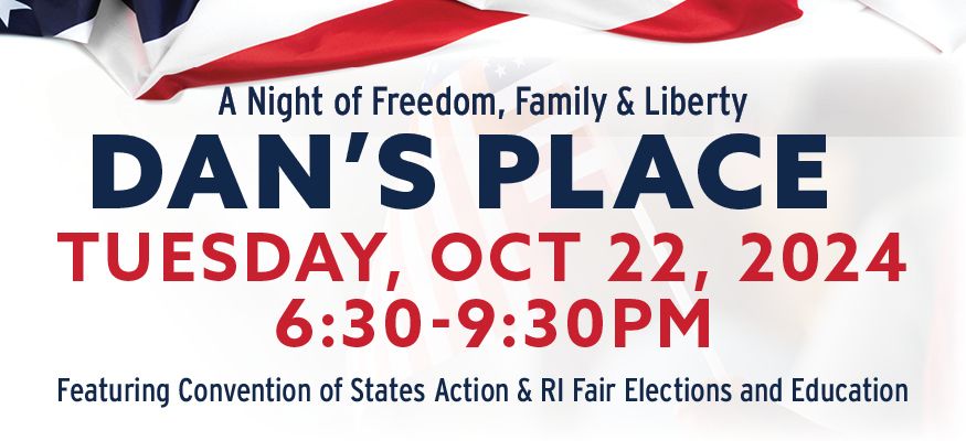 Convention of States and Rhode Island Fair Elections and Education Town Hall Event