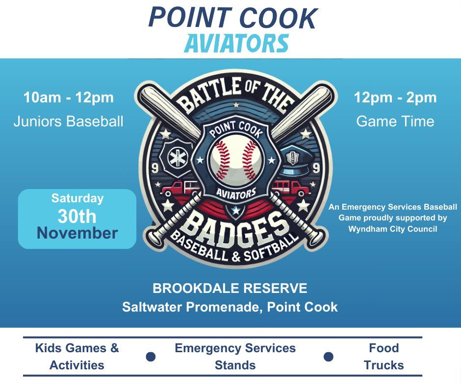 Battle of the Badges - Emergency Services Baseball\/Softball community event