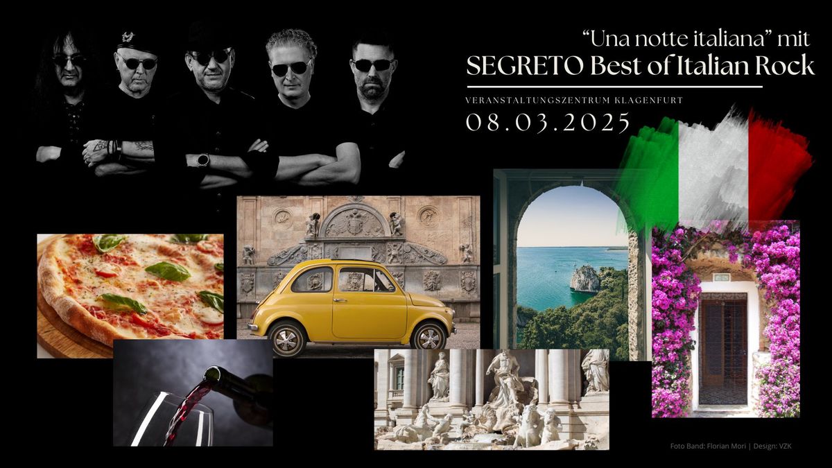 'Una notte italiana' mit SEGRETO Best of Italian Rock