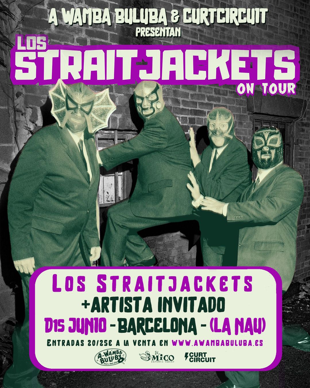 Los STRAITJACKETS en La Nau