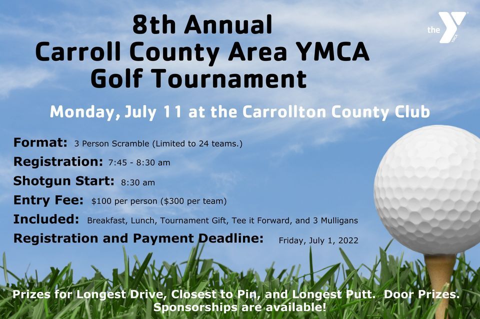 2022 YMCA Golf Tournament, Carrollton Country Club, 11 July 2022