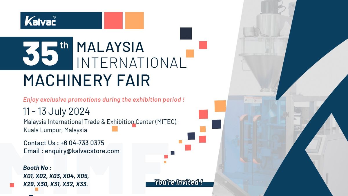 35th Edition Malaysia International Machinery Fair of 2024