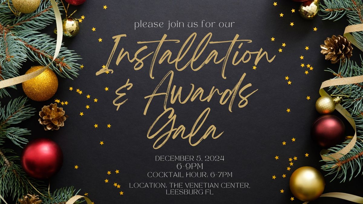 Installation & Awards Gala at the Venetian Center