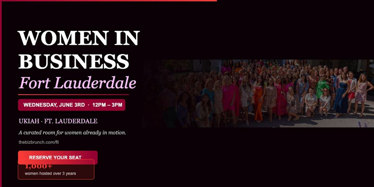Women in Business Brunch Ft. Lauderdale at Ukiah
