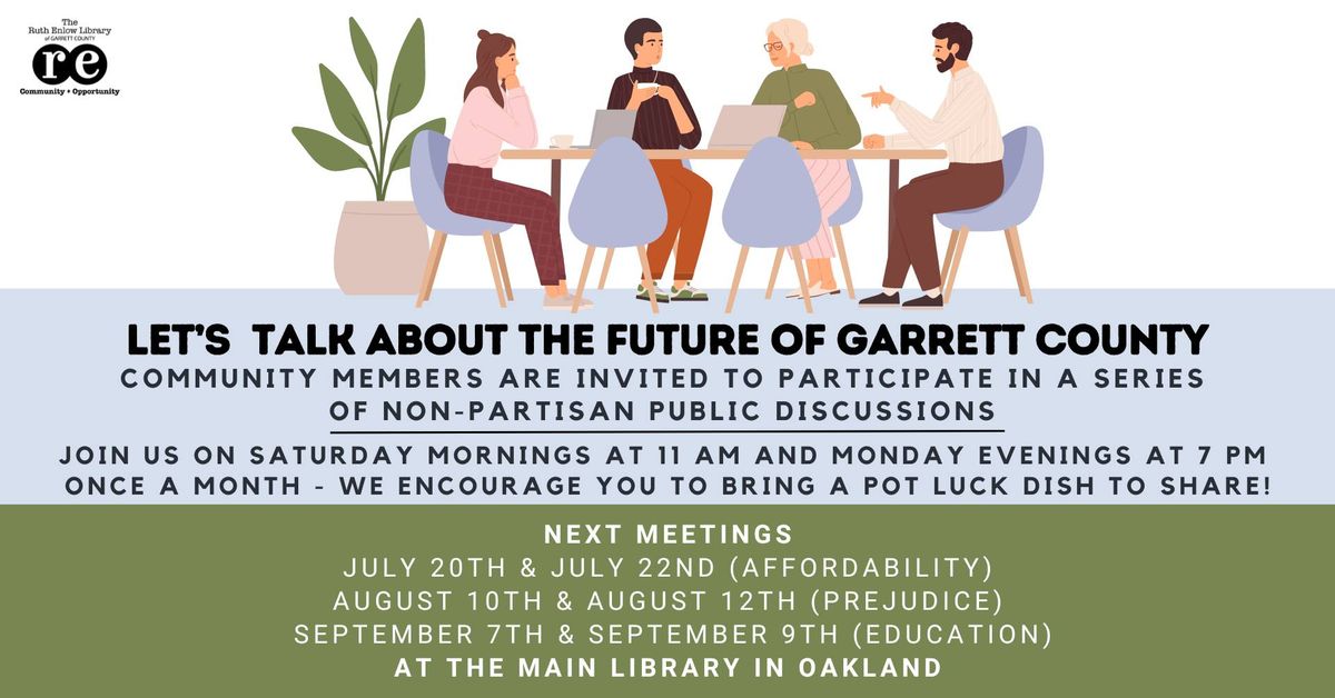 Let's Talk About the Future of Garrett County