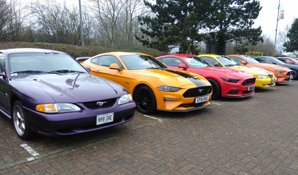 MOCGB South Coast Mustang meet at Port Solent Portsmouth PO6 4TP in the car park.