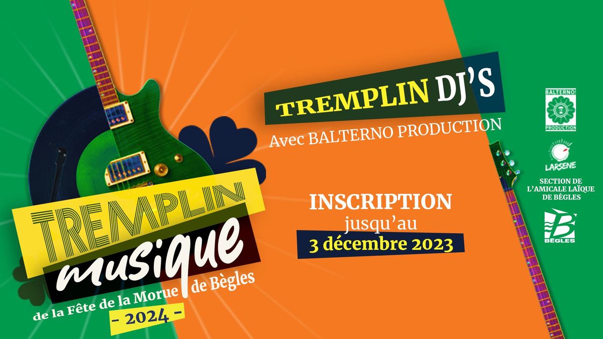 TREMPLIN DJ's - FETE DE LA MORUE 2024 - By Festival BALTERNO!