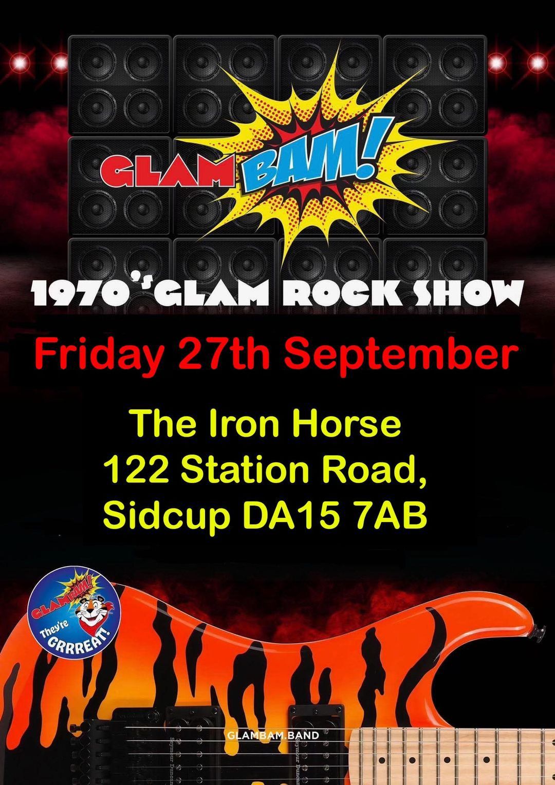 Glam Bam at the Iron Horse