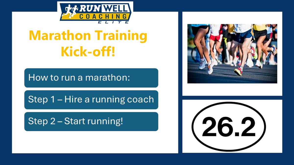 Marathon Training Kickoff!