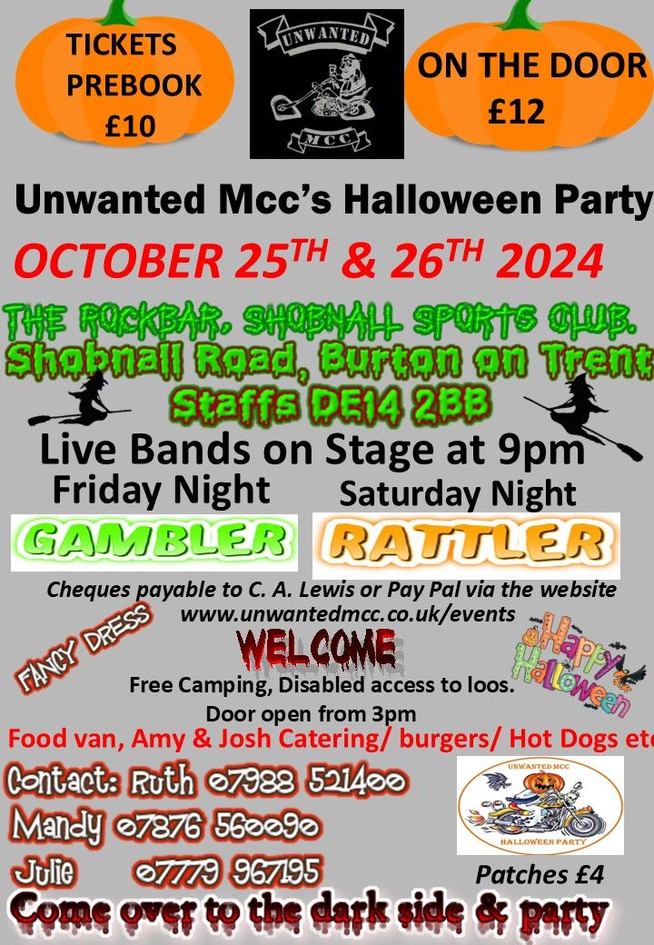 Unwanted Mcc Halloween weekend