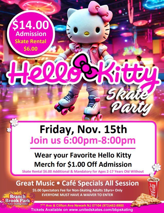 Hello Kitty Skate Party