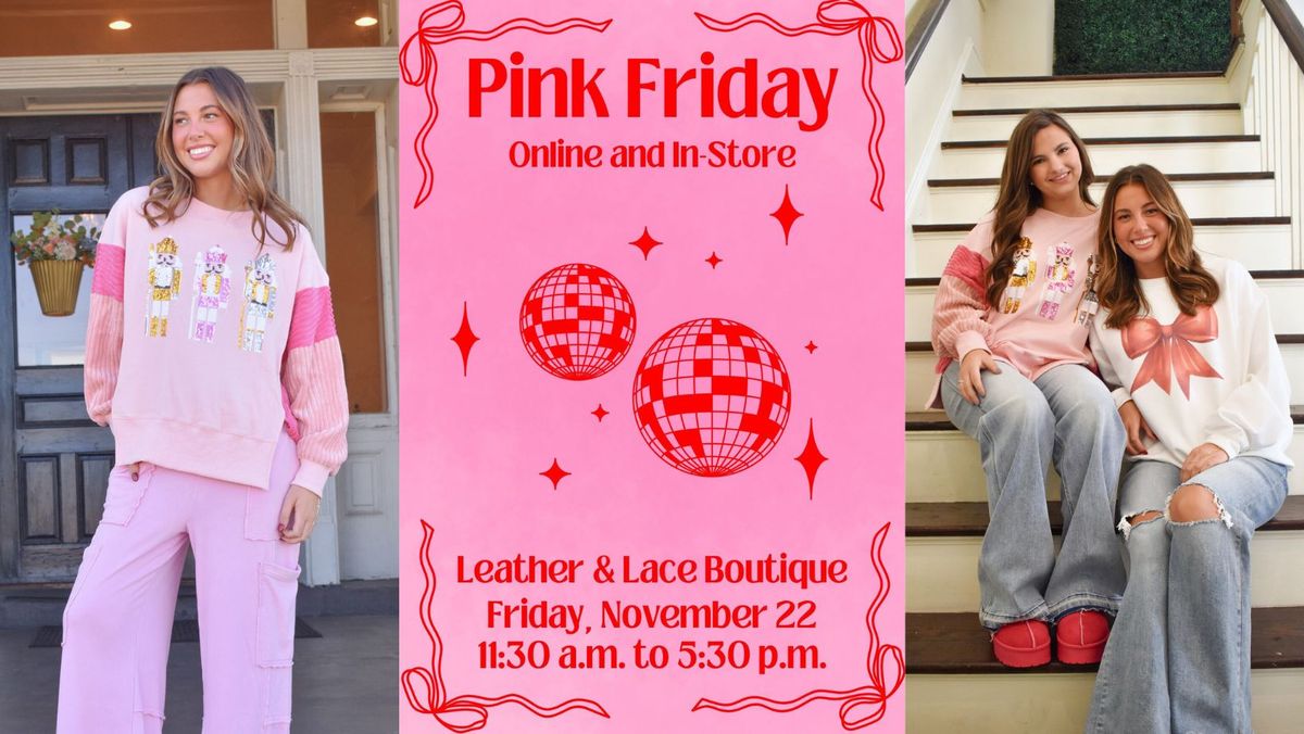 TMLL Pink Friday - Shop Small First