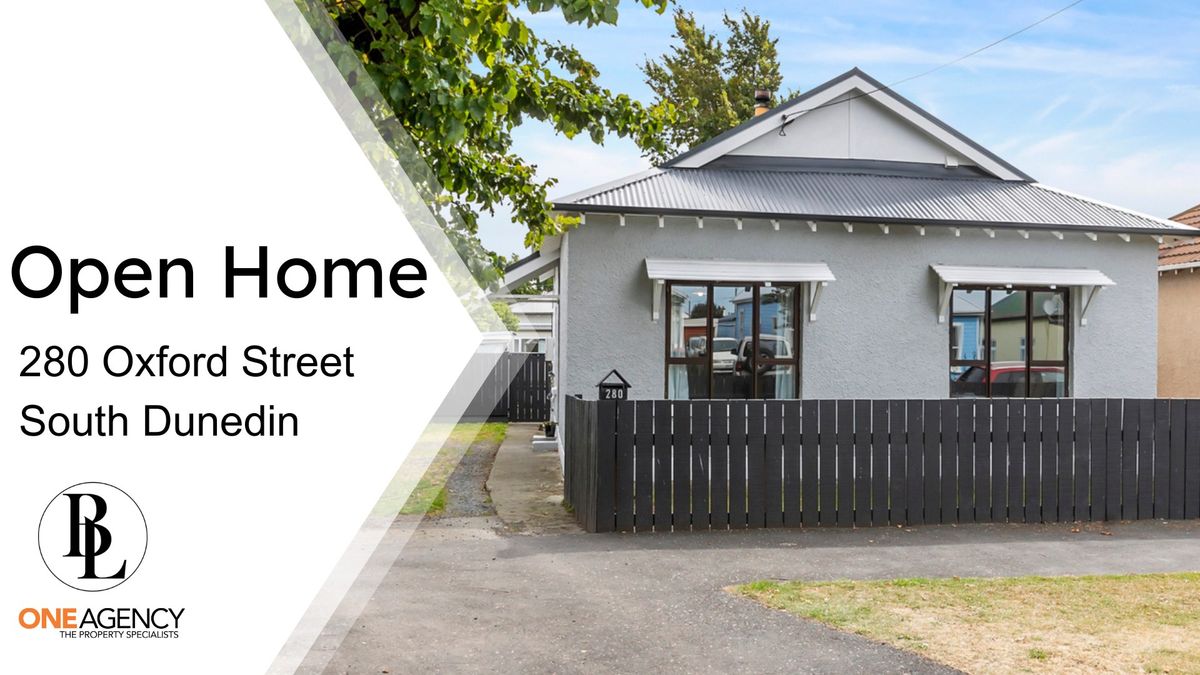 Open Home: 280 Oxford Street, South Dunedin