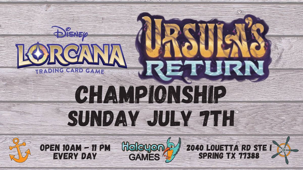 Disney Lorcana Ursula's Return Championship