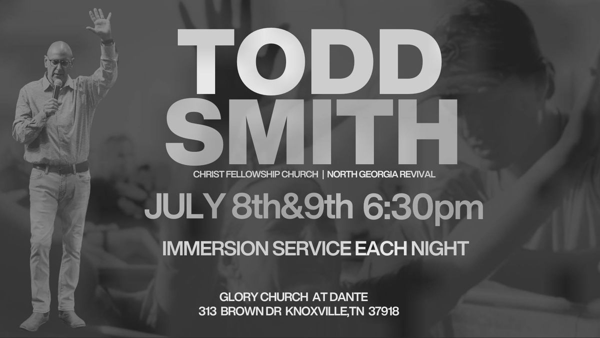 Immersion Nights with Pastor Todd Smith