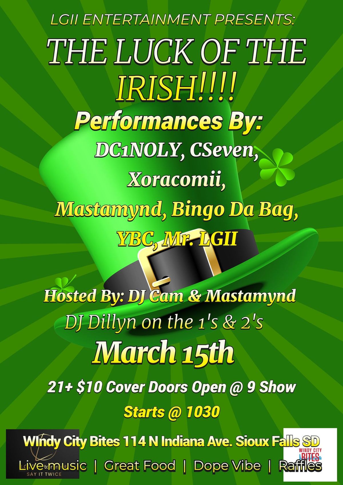 LGII Presents: Luck of the Irish!!!