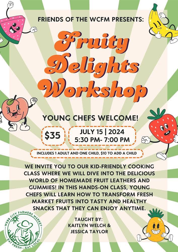 Fruity Delights Cooking Class for kids and adults