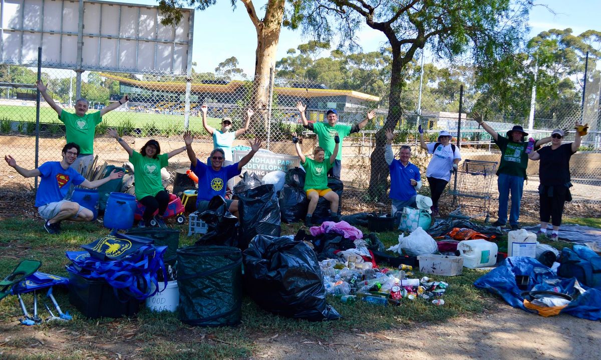 Love our Werribee River, clean up at Comben Drive