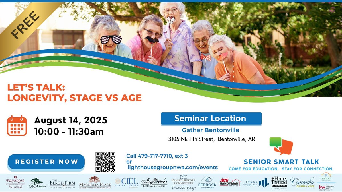 Let\u2019s Talk: Longevity:  Stage vs Age