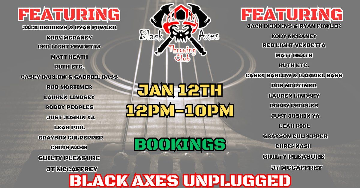 Black Axes Unplugged