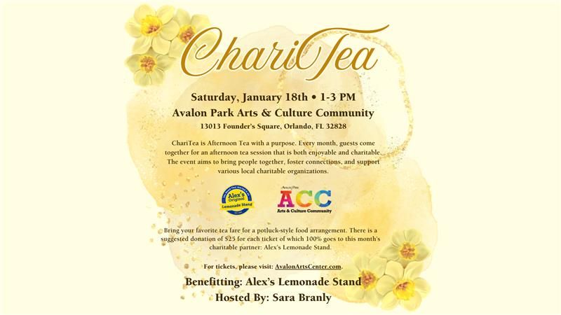 ChariTea Benefitting Alex's Lemonade Stand