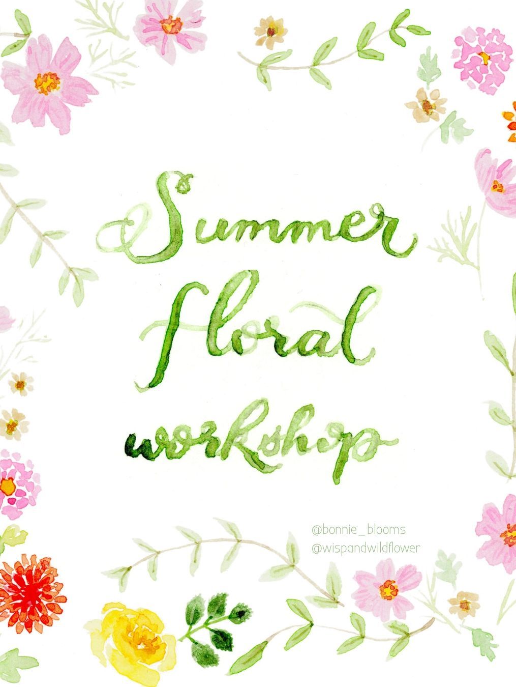 Summer Floral Workshop 