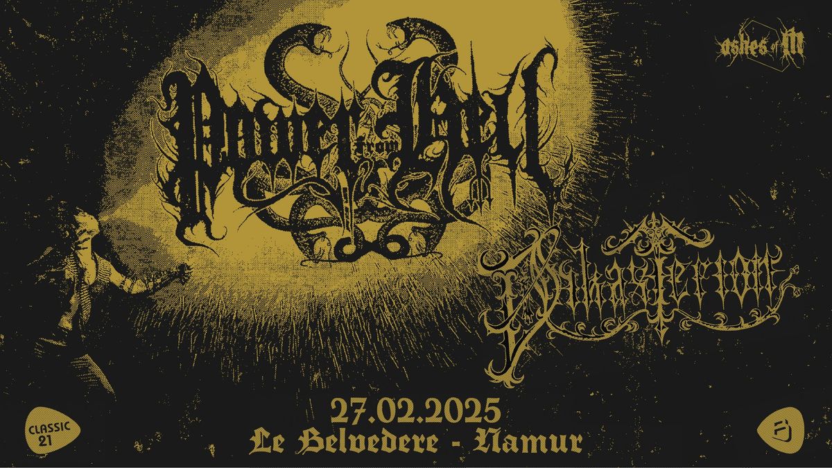 POWER FROM HELL (bra) + DIKASTERION (bel) @ Le Belv\u00e9d\u00e8re Namur