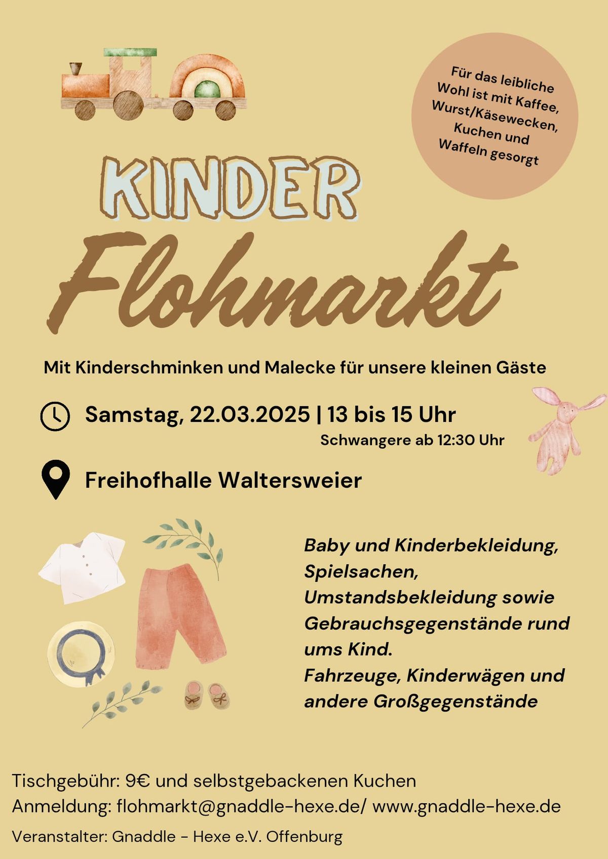 Kindersachen-Flohmarkt 22.03.2025