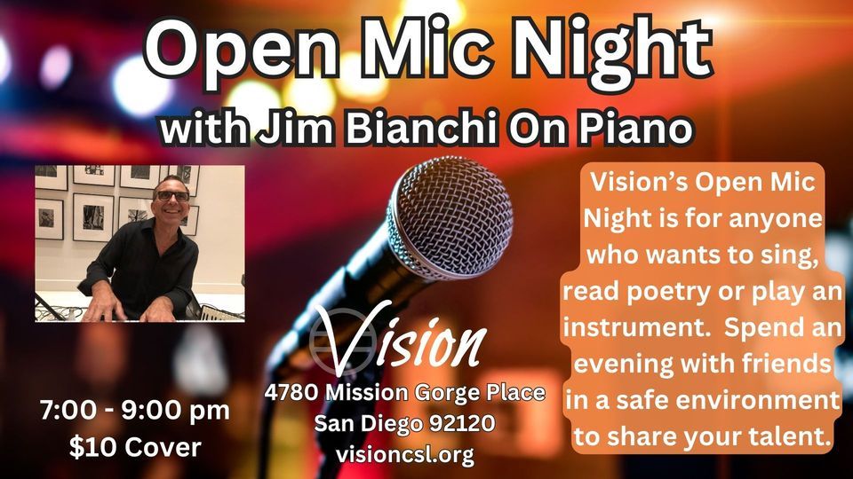 Open Mic Night @ Vision