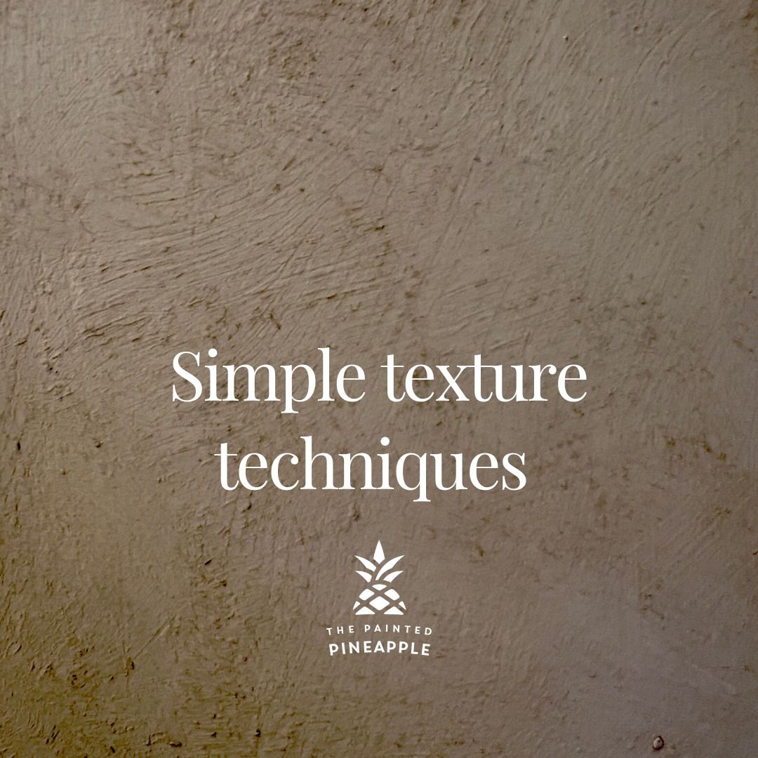 Paint Techniques! Creating simple texture