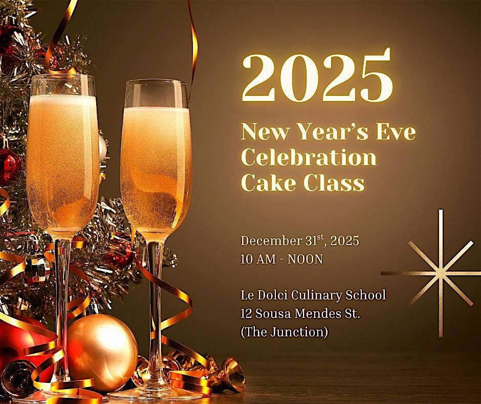 New Year's Eve Celebration Cake