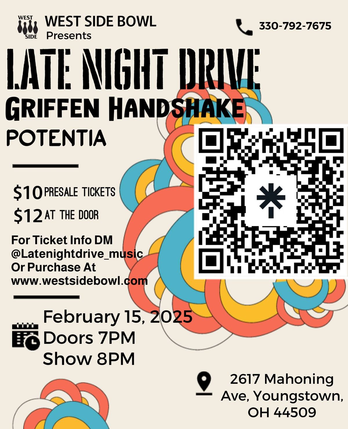 Late Night Drive\/Griffen Handshake\/Potentia at the Westside Bowl