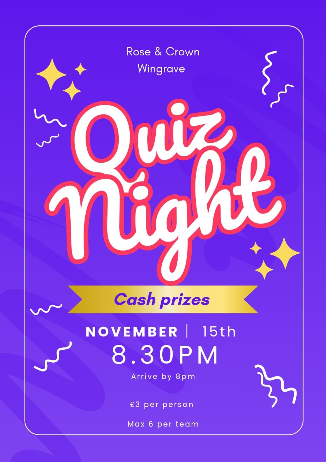 QUIZ NIGHT!